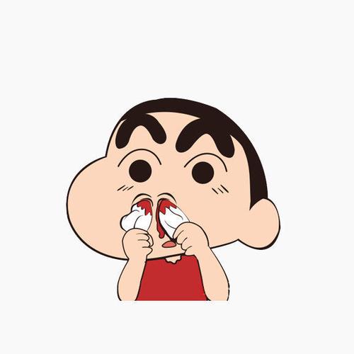 很萌的流鼻血表情包