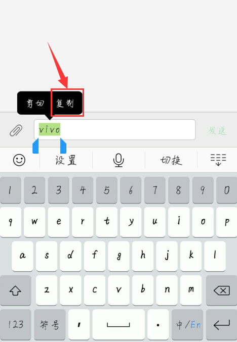 vivo复制功能怎么使用