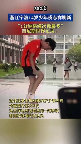 跳绳一分钟世界纪录是多少缩略图