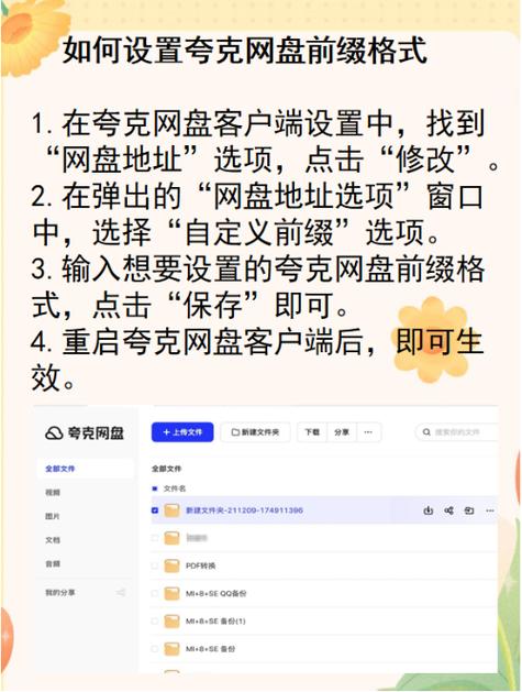 夸克网盘前缀格式是
