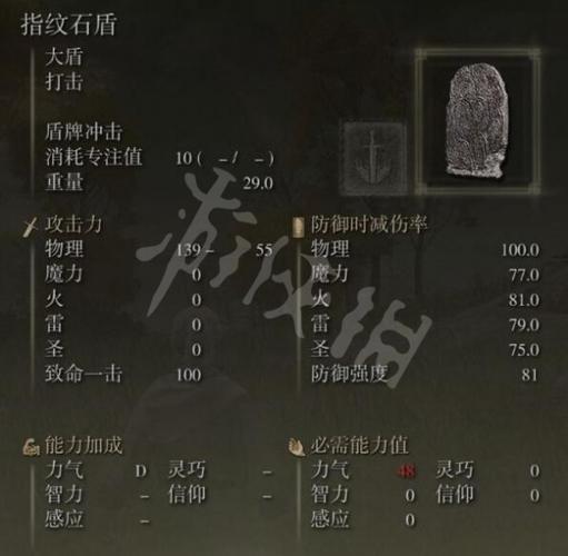 艾尔登法环指纹石盾
