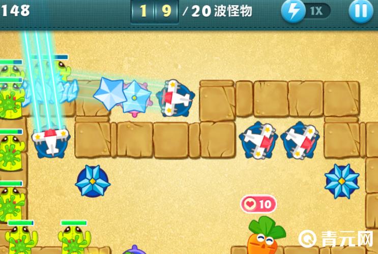 保卫萝卜沙漠关攻略7