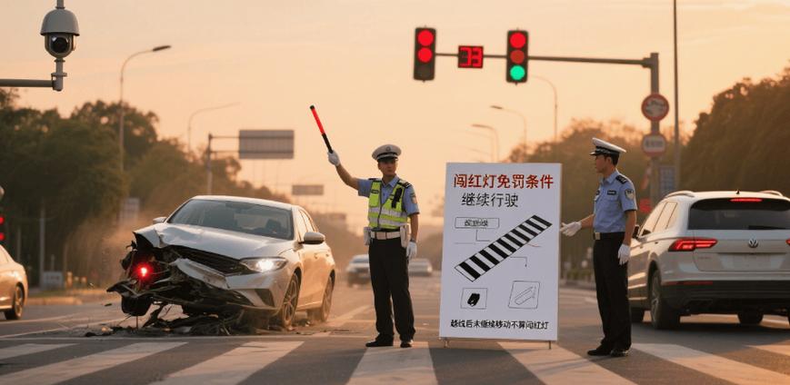 拍照闯红灯标志含义