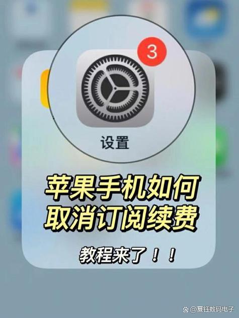 如何取消苹果自动订阅缩略图