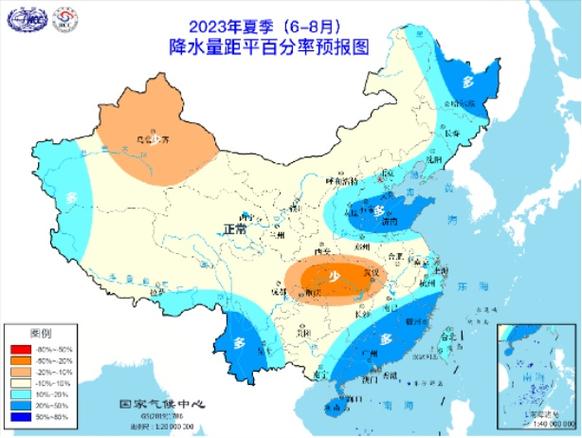 今年夏天雨水预测