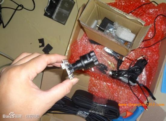 用监控摄像头diy夜视仪
