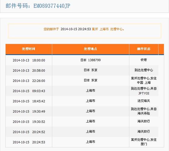 中国邮政ems快递查询官网入口