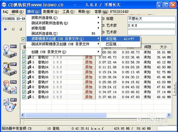 把cue做成镜像