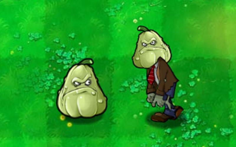 pvz窝瓜斜眼表情包