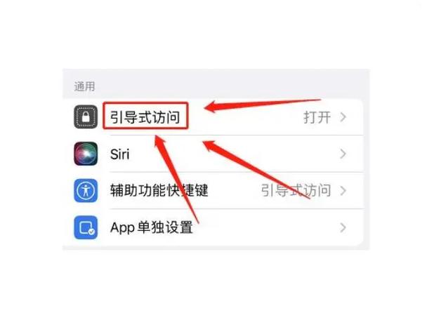 苹果怎么设置引导式访问