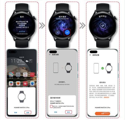 华为watch可以连接几个手机图标
