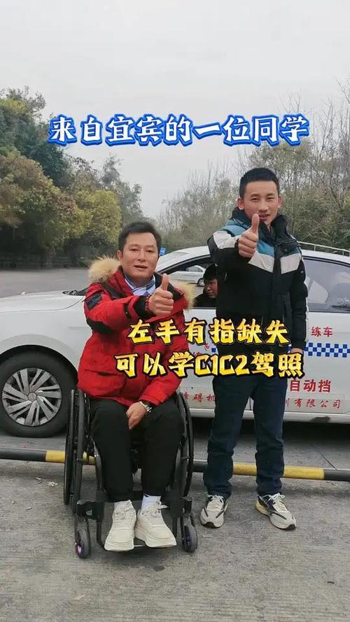 左手残疾人c2驾照图片