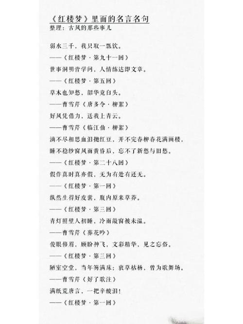 赞美红楼梦的佳句截图