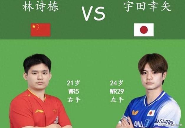 林诗栋1比3宇田幸矢
