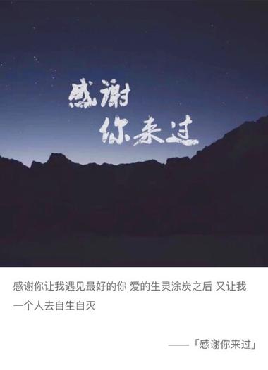 感谢你出现在我生命里的句子