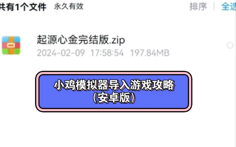 小鸡 导入