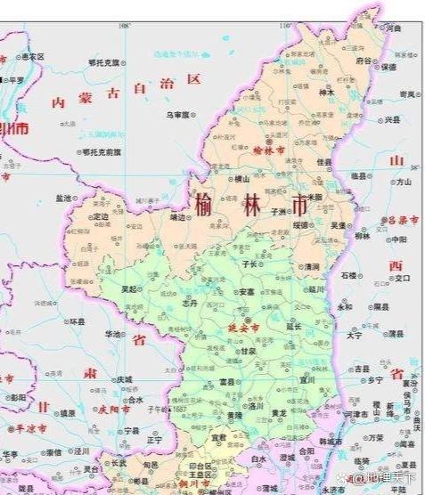 榆林行政图高清版大图图标