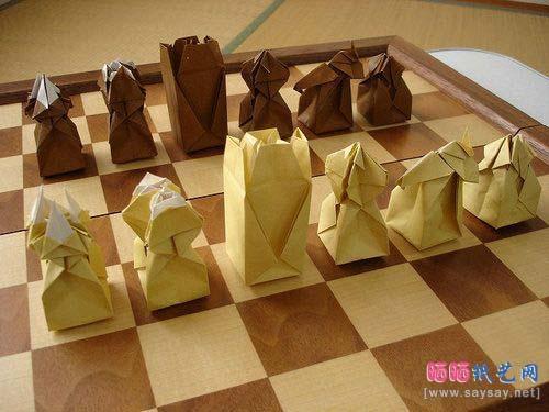 小学生自制国际象棋