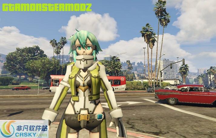 gta5线下女性角色mod