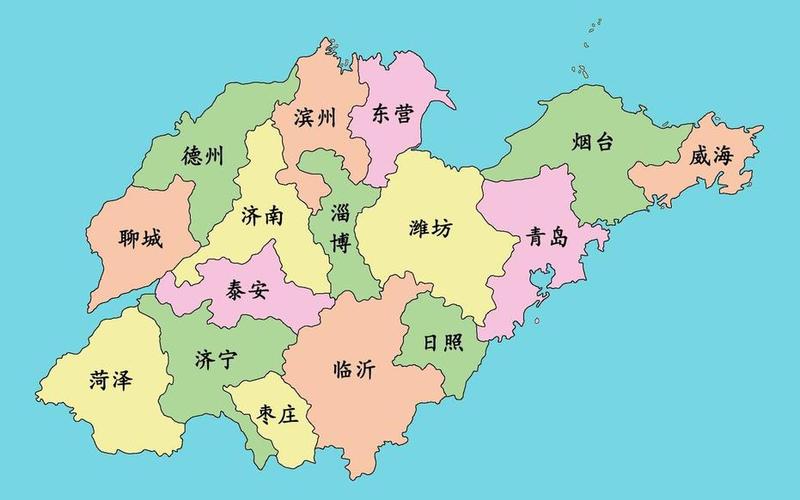 山东省地图高清版图标