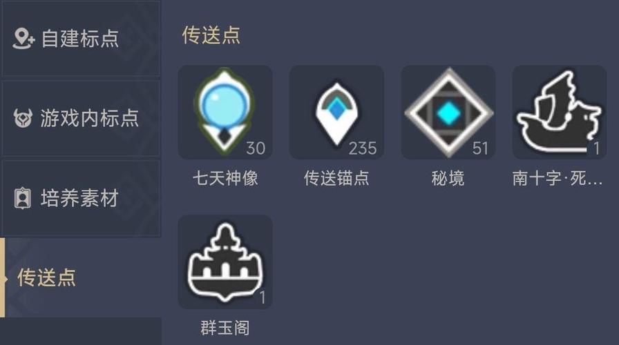 原神口袋锚点可以放几个图标