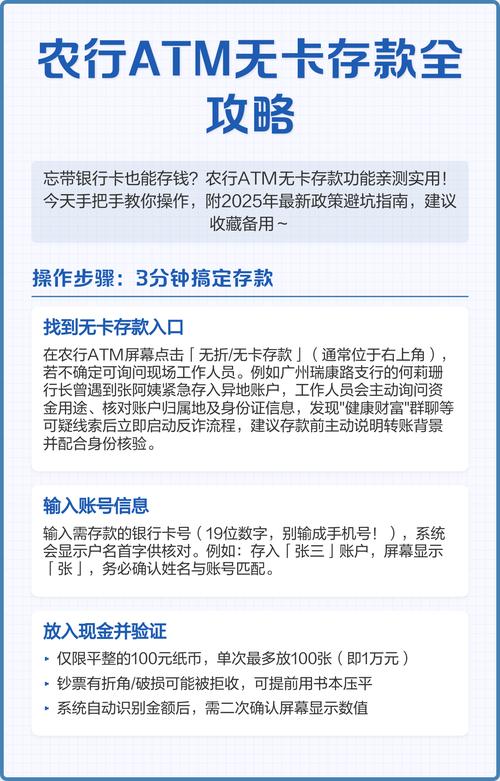 农行无卡存款有限额吗缩略图