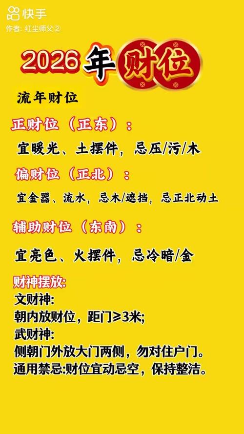 2026年财神正确方位缩略图