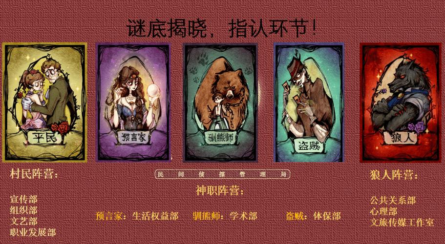 百变大侦探狼人规则截图