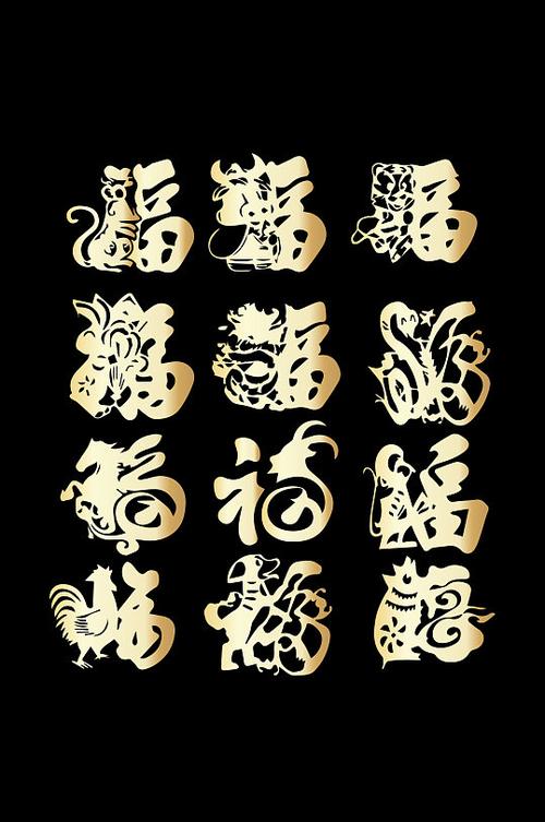 十二生肖谁是福字