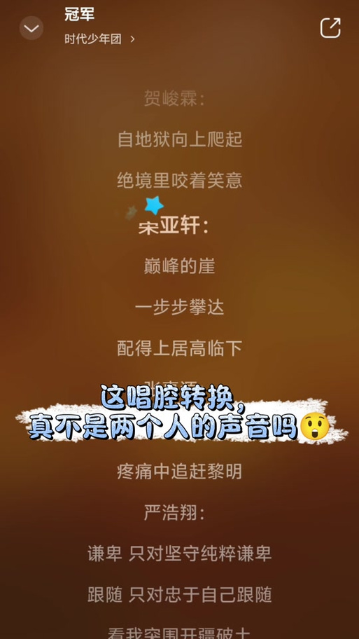 冠军歌词