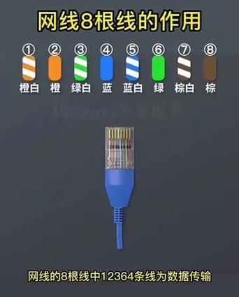 八根网线对接监控