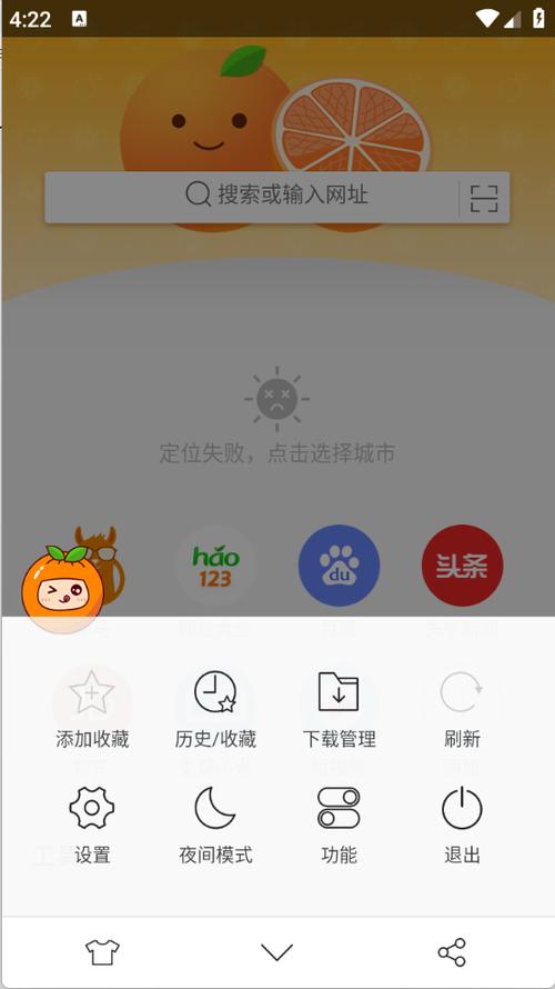 桔子浏览器网址图标