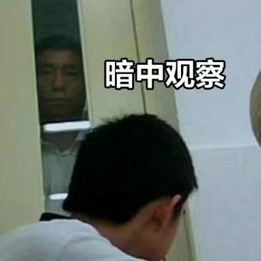 暗中窥屏中表情包截图
