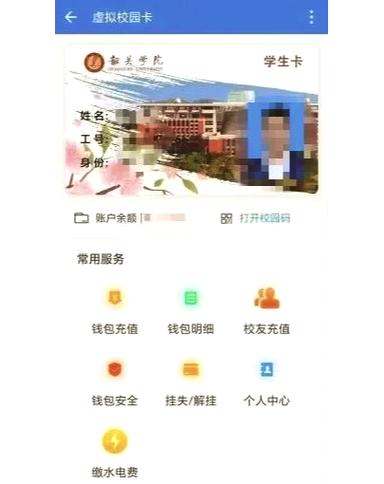 学生的饭卡是怎么充值的截图