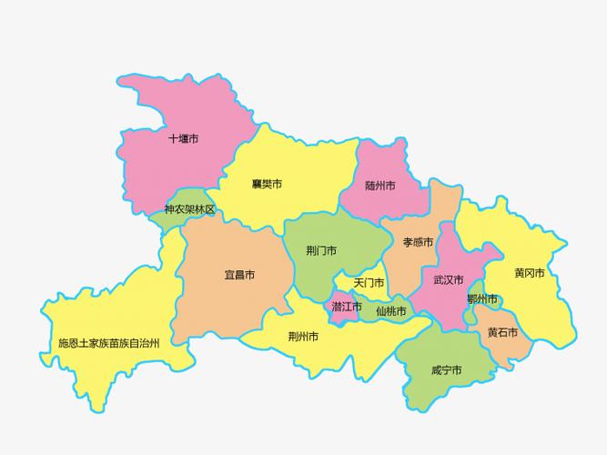 湖北省地图高清大图
