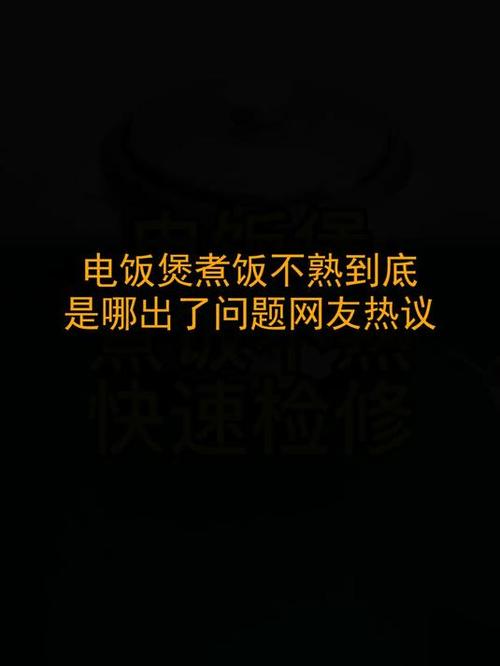 电饭煲煮饭不熟是什么原因游戏截图