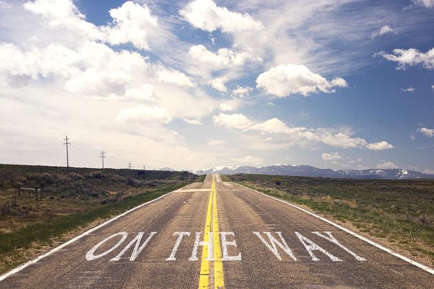 on a way