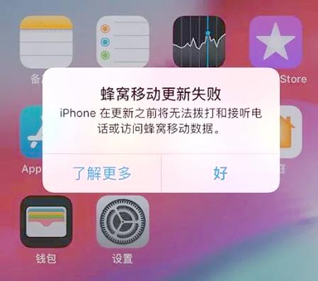 苹果不显示蜂窝数据