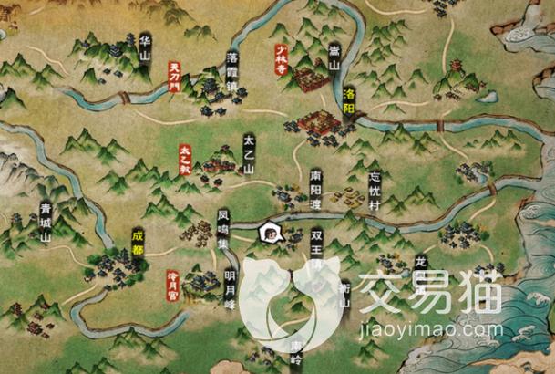 烟雨江湖npc位置图标