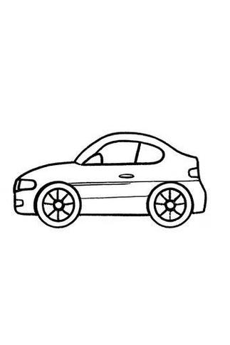 0~10岁画宝马跑车