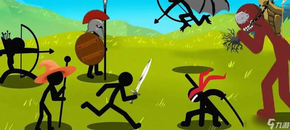 火柴人两边出兵的游戏截图