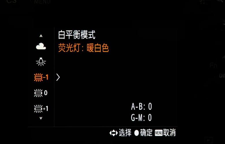 白平衡怎么设置参数