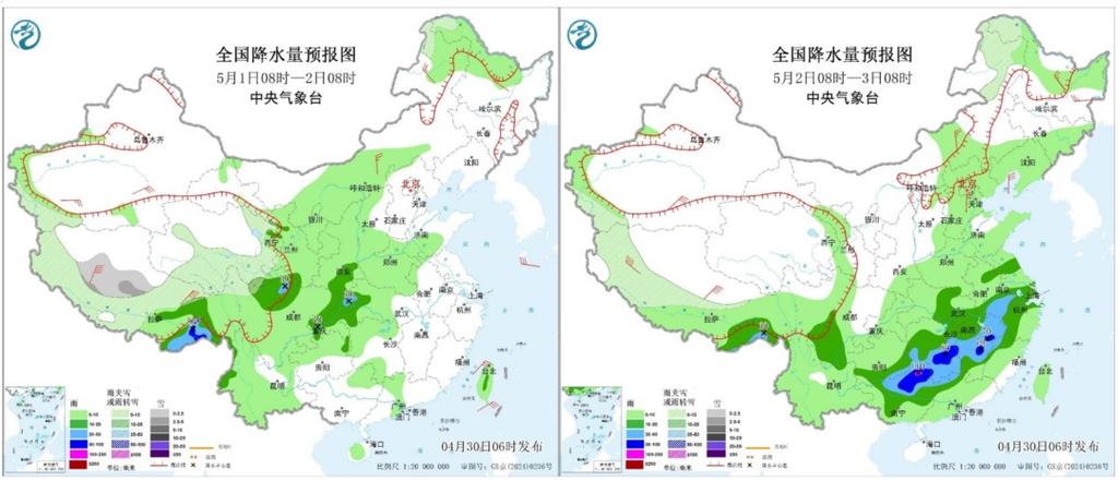 2026年五一天气预报四川