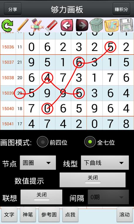 七够力七星彩表网牛爹资料统计图标