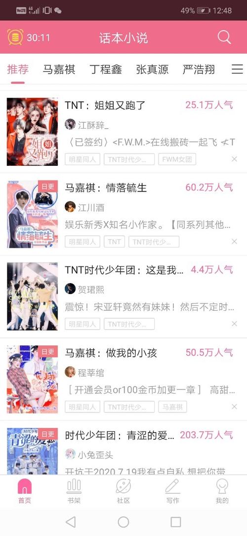 时代少年团和青春有你的小说
