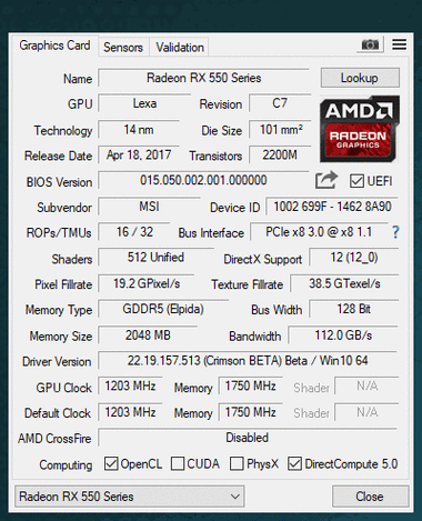 rx550x属于什么档次