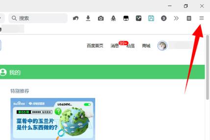 百度打开网页,显示空白页