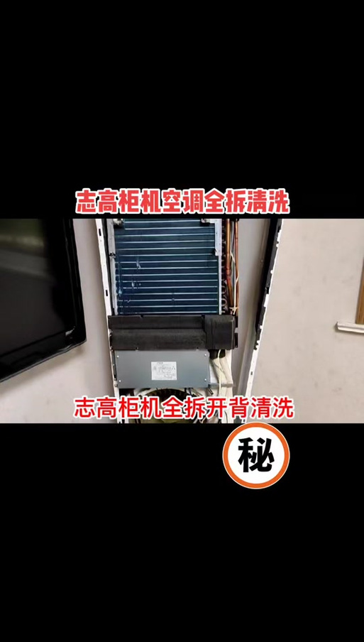 志高空调拆卸清洗视频