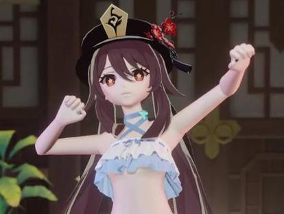原神美女掉装备