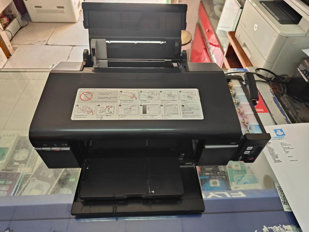 爱普生l801打印模糊